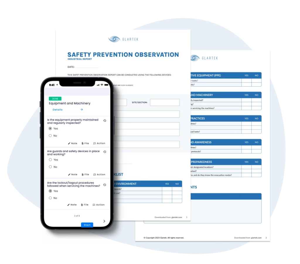 Safety Prevention Observation Template