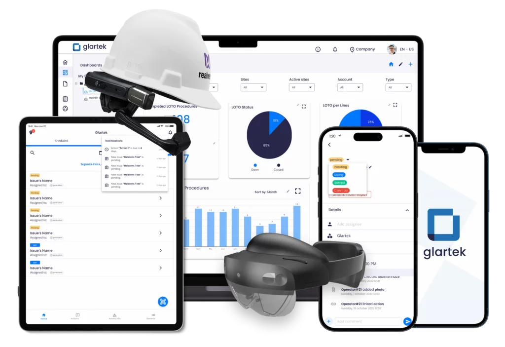 Connected Worker Platform for manyfacturing Realwear HoloLens Hands-free solution for operational excellence