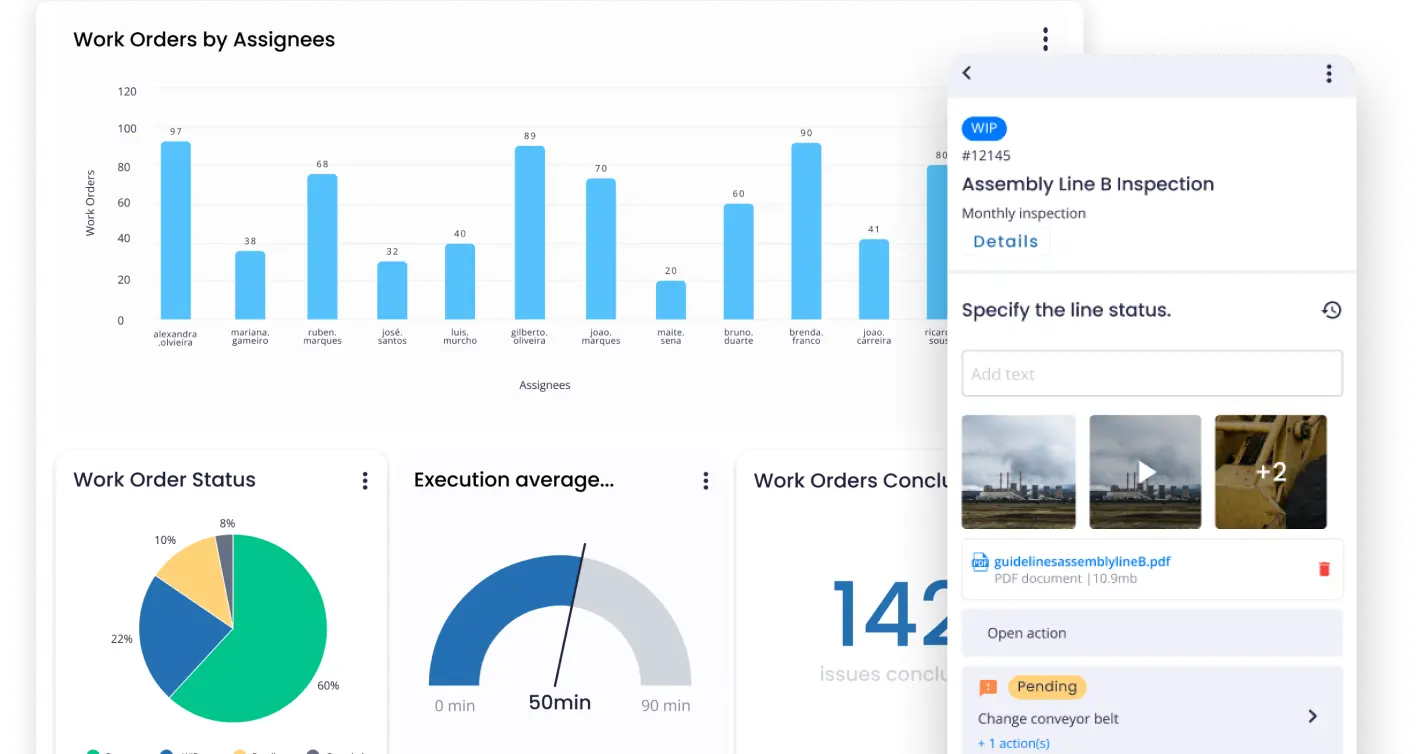 Connected Worker SaS solution in manufacturing